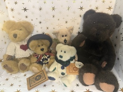 5X VTG BOYDS BEARS PLUSH LOT GADGET CAITLIN BERRIWEATHER 