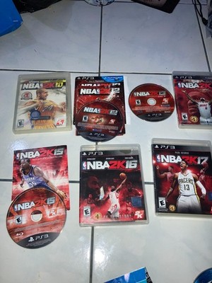PS3 PLAYSTATION 3 NBA 2K10 2K12 2K13 2K14 2K15 2K16 2K17 LOT VIDEO GAME