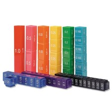 Learning Resources LER2509 Fraction Tower Cubes