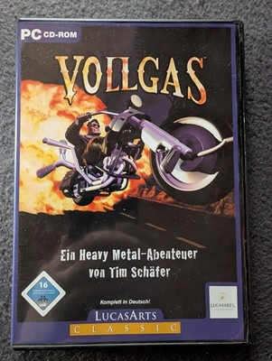 Vollgas (Full Throttle) - PC-Spiel - LucasArts, Klassiker, Retro, Point&Click