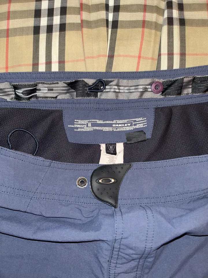 Pantalones cortos Oakley Software MTB 2006 para hombre XL azul bicicleta de montaña bolsillos con cremallera carga EE. UU. Foto 3 de 4