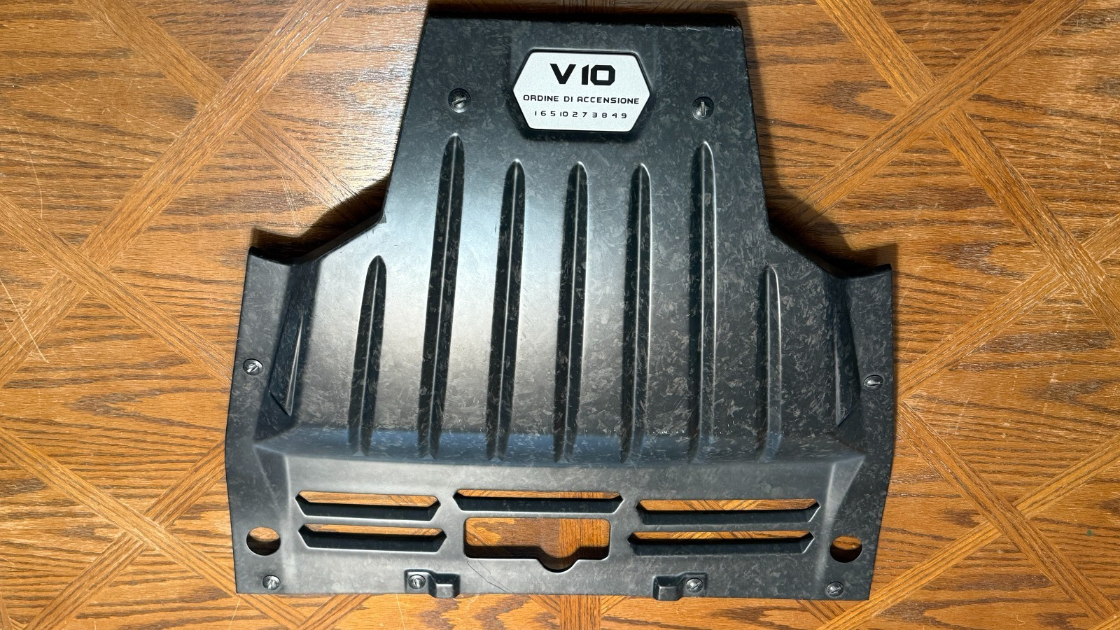 Lambo HURACAN (CARBON FORGED)  Engine Bay Cover 4T0864211A Genuine Lamborghini