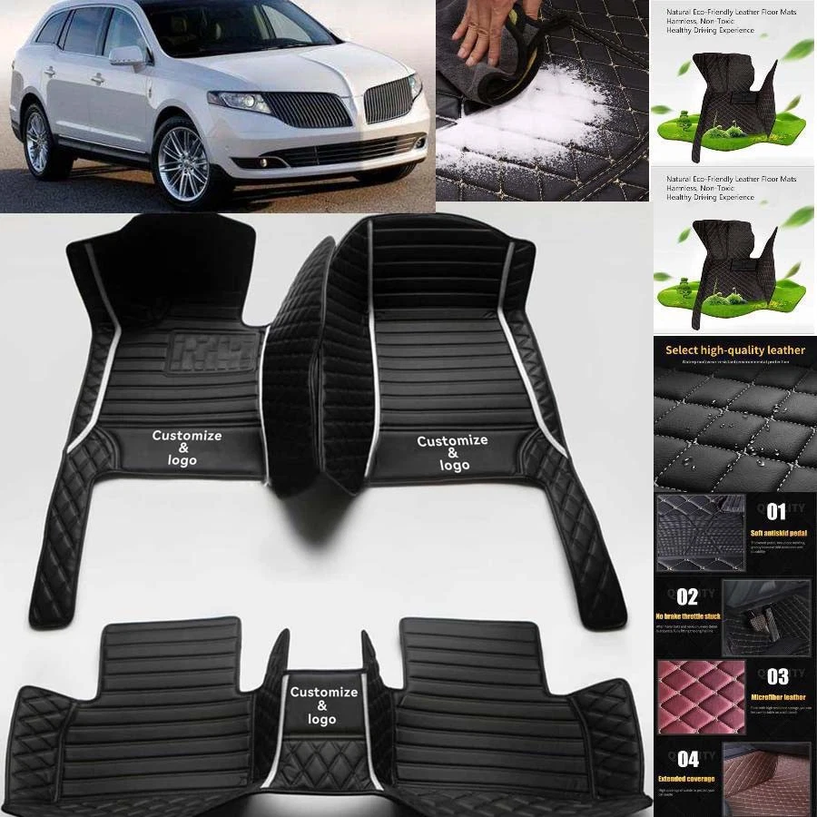 For Lincoln MKT Car Floor Mats Floor Liners Car Carpet Guard Foto 2 de 4