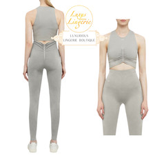 Corpo Shaping Leggings By Wolford S Cenere Grigio Argento Hose Sport Push-Up