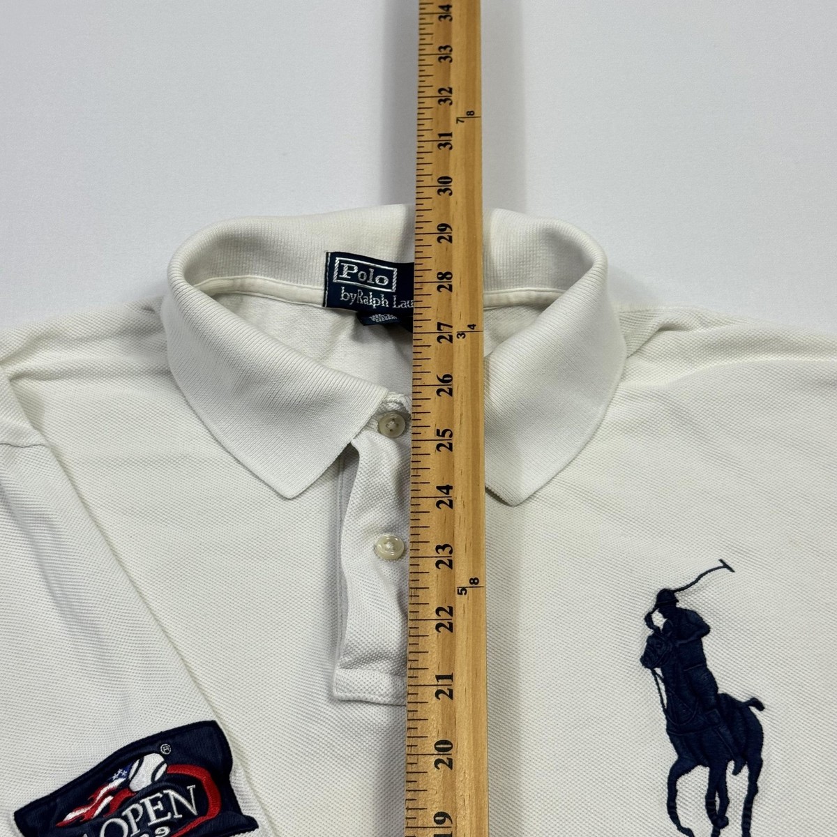 Ralph Lauren Polo Shirt Mens Large US Open 2009 Big Pony Tennis