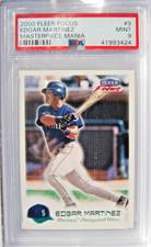 2000 Fleer Focus #9 Edgar Martinez Masterpiece Mania PSA 9  non higher  197/300