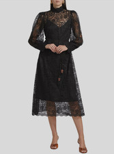 Farm Rio Lace Belted Midi Dress Sz XXS $360 * 1839 no belt