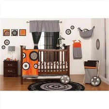 One Grace Place 10-20118 Teyo s Tires Infant 3 Piece Crib Bedding Set