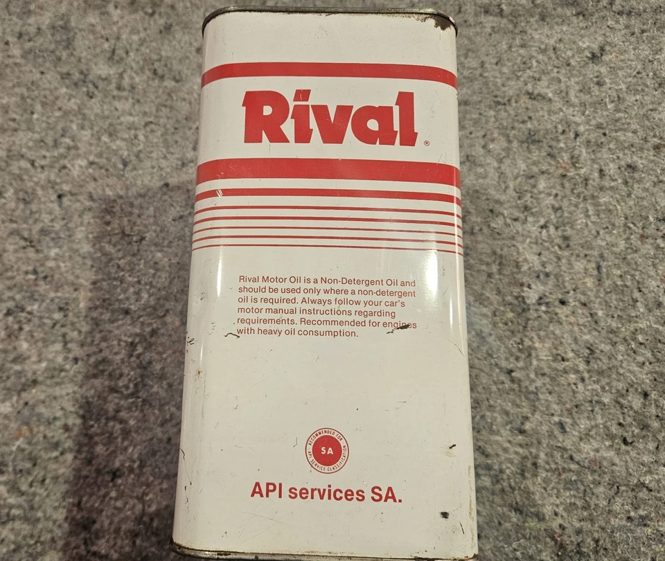 RARO ACEITE RIVAL VINTAGE DE 2 GALONES DIFÍCIL DE ENCONTRAR??? Foto 2 de 4