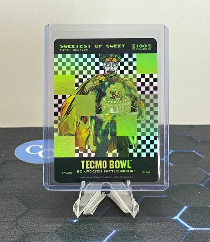 Tecmo Bowl 2016 Bo Jackson Battle Arena Glow Sweetest of Sweet #BP205 1st Ed