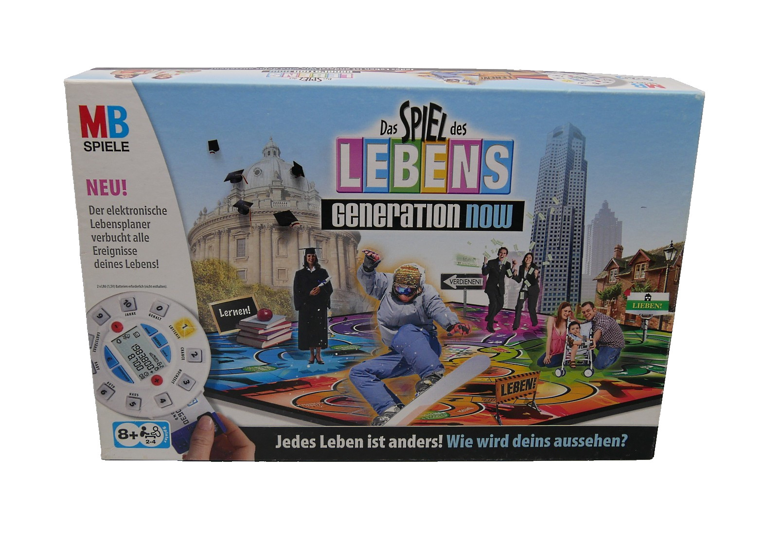 Das Spiel des Lebens Generation Now Hasbro Familienspiel Brettspiel vollständig