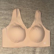 Honeylove Bra Womens M 36 B/C Wireless Shaping Supportive Nude Comfort
