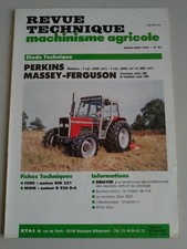 REVUE TECHNIQUE TRACTEUR MASSEY FERGUSON 350 355 360 362 365 375 390 390 T 398