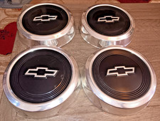 Vintage Set Of 4 198399 Chevrolet 10 12 Dog Dish Hubcaps S10 Astro Van