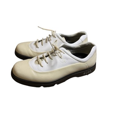Ecco Women's 6.5 EU 37 Hydromax White Cream Golf Shoes Cleats Dressy Sneakers