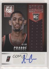 2013 Elite Rookie Essentials Materials Signatures /499 Allen Crabbe Auto RC za2