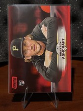 Braxton Ashcraft Rookie Card 2025 Topps Stadium Club Red Parallel #190 Pirates