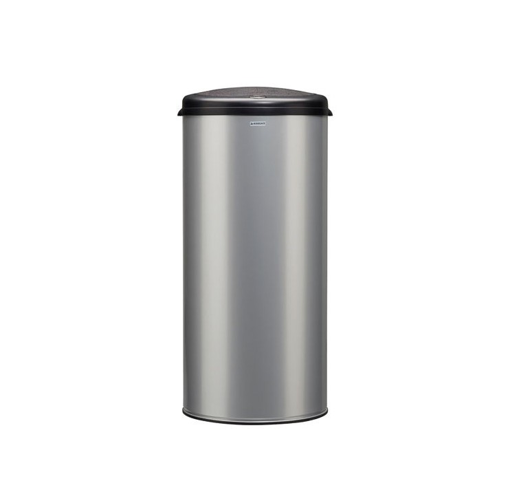 Poubelle 45l Rossignol gris métal cuisine moderne pour optimiser l'espace