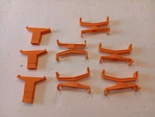 Vintage HO Slot Car, AFX AURORA, Track Supporters Risers, Lot Of 12 Pieces