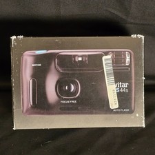 Vivitar PS44 35 35mm Point Shoot Film Camera New In Box With Manuals