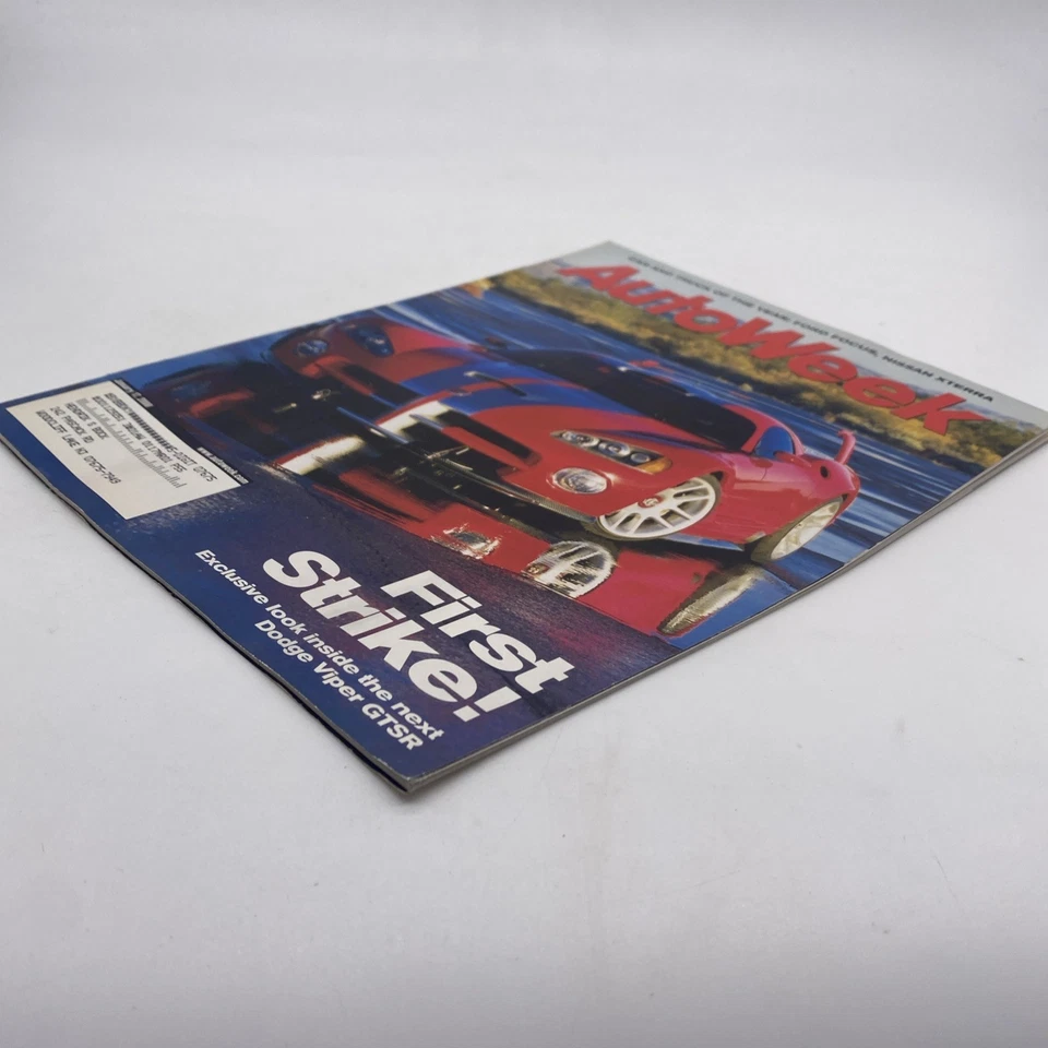 AutoWeek Magazine January 2000 Dodge Viper GTSR - Image 3 of 4