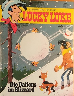 LUCKY LUKE # 25 - DIE DALTONS IM BLIZZARD -  GUT ERHALTEN - 1. AUFLAGE 1980