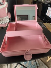 Caboodle On The Go Makup Box Pink and White