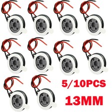 5/10PC Speaker 13mm Dia 8Ohm 1W 2-Wire Mini Micro Audio Magnetic For Arduino USA
