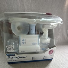 The First Years Breastflow miPump Double Electric Breast Pump BPA Free w/ Bottle