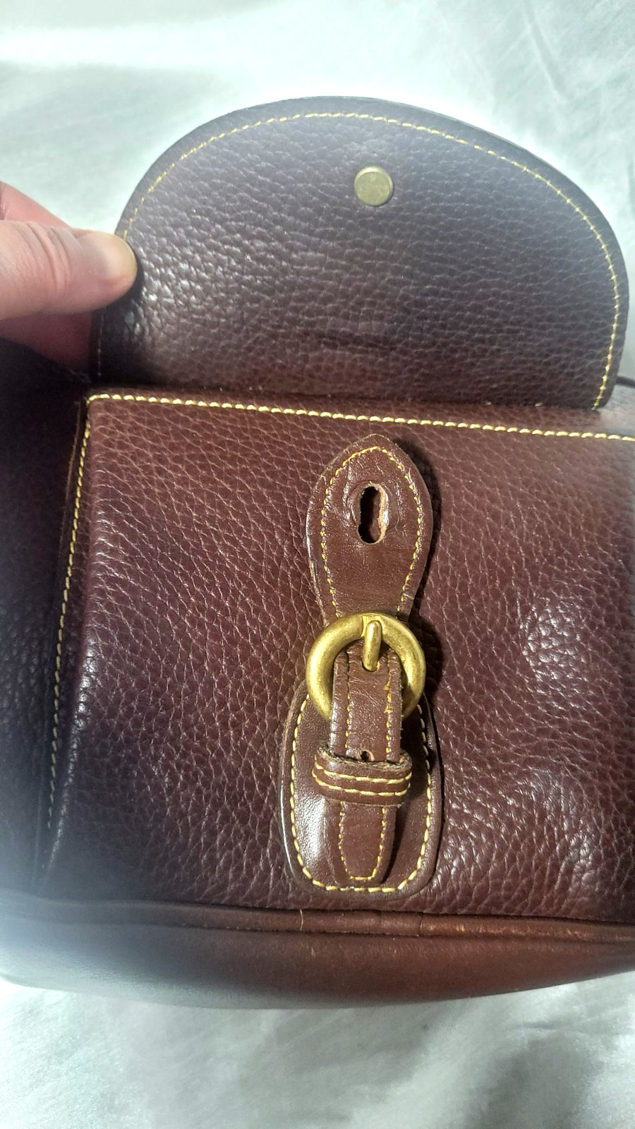 Mark Cross Country Crossbody Messenger Traveling Bag Men Fashion Genuine Leather