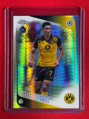 2025-26 Topps Chrome UEFA Club Competitions Jobe Bellingham #5 Prism Rookie (RC)