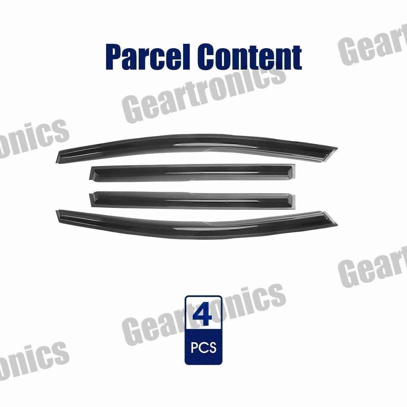 For 2012-2017 Honda CRV CR-V Mugen Style Window Visors Sun Rain Guards