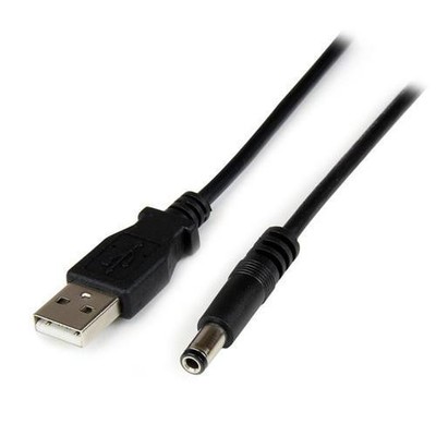 StarTech.com USB 2.0 auf Hohlstecker Typ N Kabel A DC 5V 5 5mm 13 16 Ladekabel A