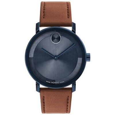 Movado Herren Bold Evolution 2.0 Blau IP 40Mm Quarz Uhr 3601093