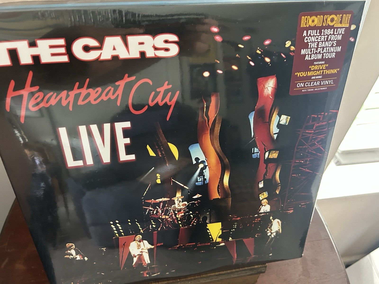 The Cars Heartbeat City Live Clear Vinyl Record Store Day  sealed 