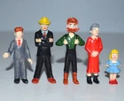 Set of 5 Vintage 1950s Marx Comic Strip Dick Tracy Plastic Playset Figures