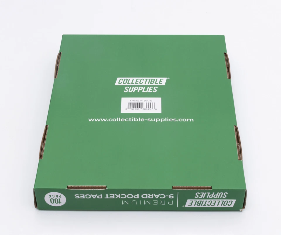 Páginas de bolsillo premium de 9 tarjetas (1 caja de 100 cada una) Foto 3 de 4