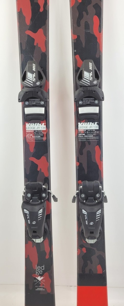Volkl Ledge Jr 138cm Skis w/ Tyrolia SX 4.5 Bindings | eBay