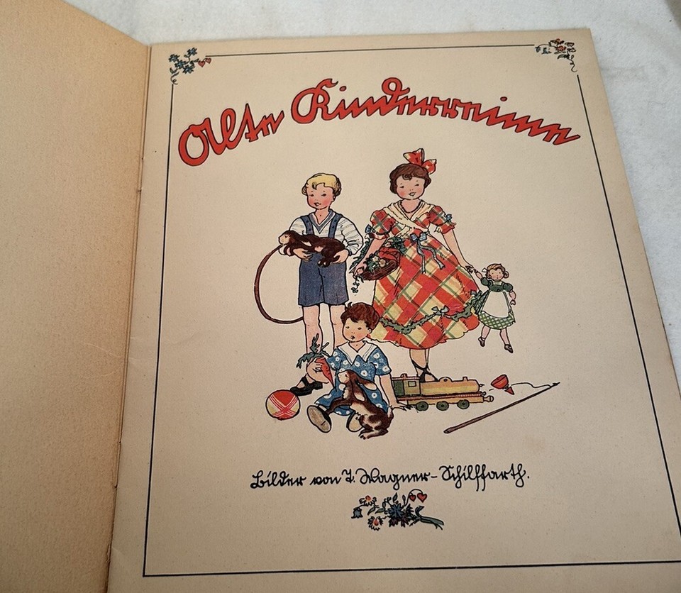 Vintage German Children's Book With Wonderful Illustrations eBay
