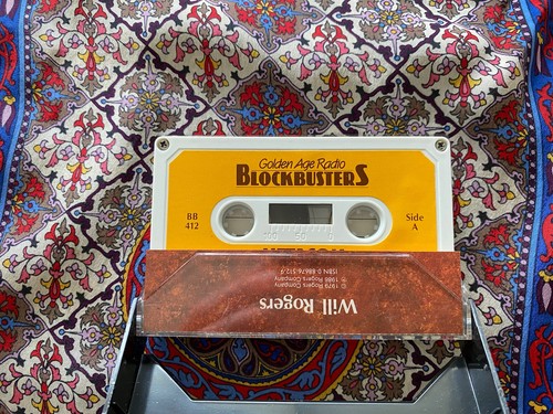 Will Rogers Golden Age Radio Block Buster Cassette Tape 1979 1986 Rogers Company - Picture 8 of 9