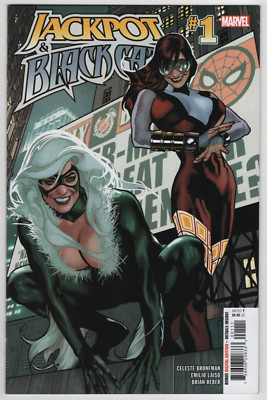 Jackpot and Black Cat Issue #1 Comic Book. Adam Hughes Cover A. Marvel 2024
