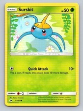 2017 Pokemon Card Sun & Moon Surskit 7/149