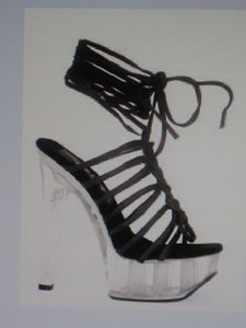 clear base platform shoes