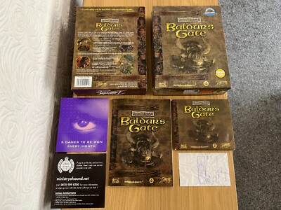 Bioware Baldurs Gate Vintage PC CDROM - Boxed Working - ️Retro Geschenkidee ️