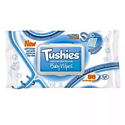 Tushies Baby Wipes Extra Sensitive Formula Fragrance Free Uk Baby Save UK