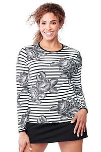 lands end swim tee rash guard