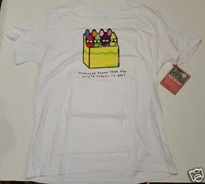 "Purple Crayon is Gay" classic Tshirt by David & Goliath, Brand New w/ Tags, NWT