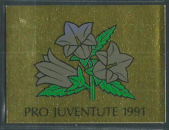 Suiza - Correo 1991 Yvert 1383 Carnet ** Mnh Pro Juventud. Flores - Imagen 1 de 1