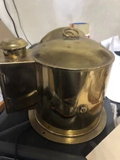 Vintage Observator Naval Navy Nautical Brass Marine Binnacle Gimbal Compass