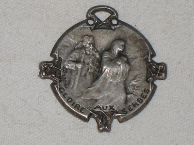 Old medal Glory to the Serbs by Bargas, 1916